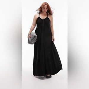 Topshop Curve Beaded Maxi Dress